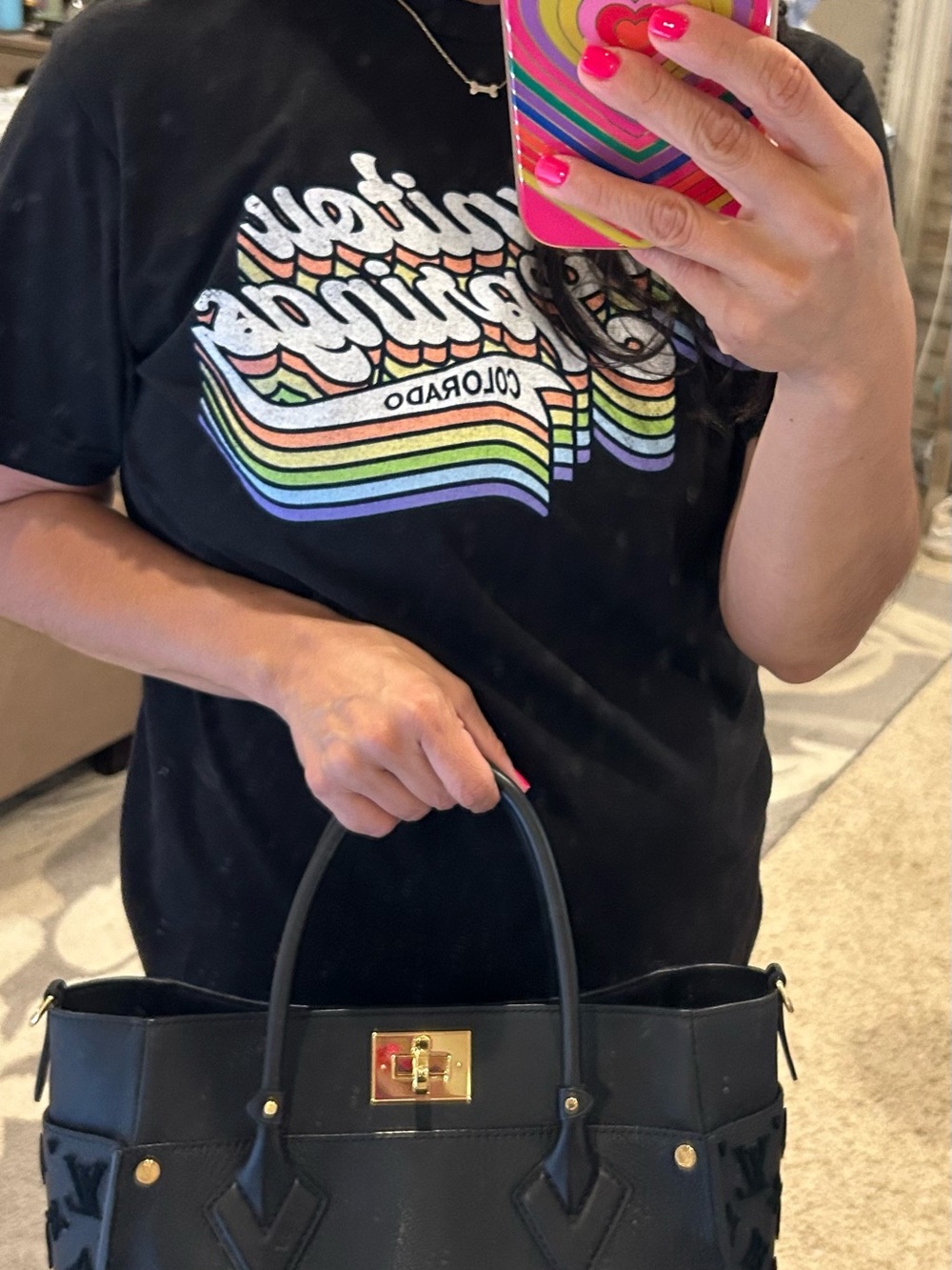 Authentic Louis Vuitton On My Side MM - Picture 14 of 15